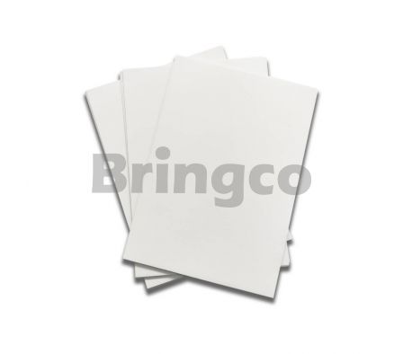 Papel Adhesivo Cortado Generico Semibrillo A4 Blanco und