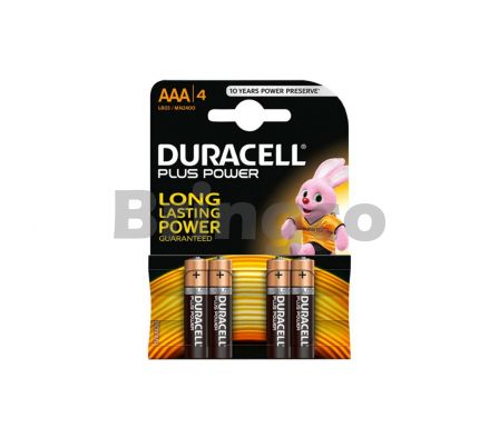 Pila Alcalina Duracell AAA Blister x 4 und