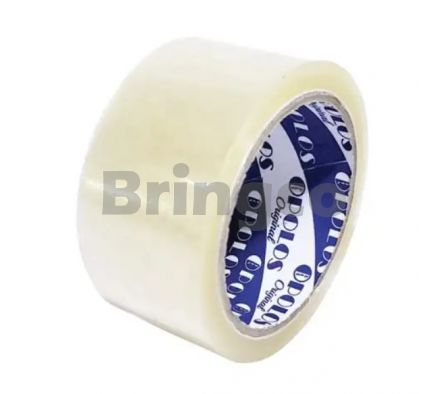 Cinta de Empaque Aro Grande Polos Transparente 48 mm x 100 Mts und