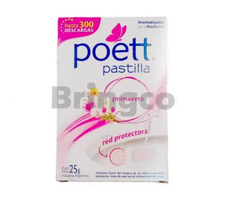 Pastilla Para Inodoro con Red Poett Primavera 25 Gr und