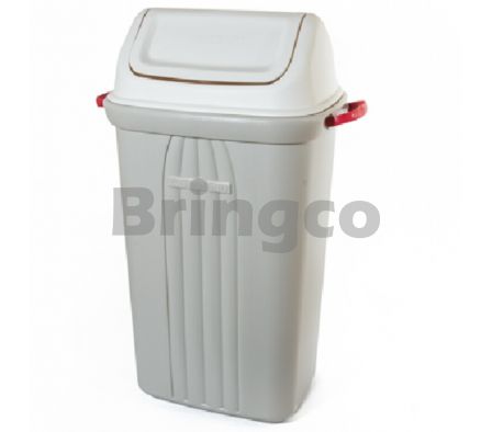 Basurero Plastico Tapa Vaiven San Remo 19 L und