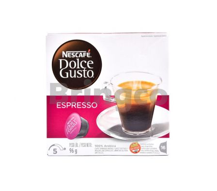 Cafe para Maquina Nescafe Dolce Gusto Expreso Caja x 16 Capsulas