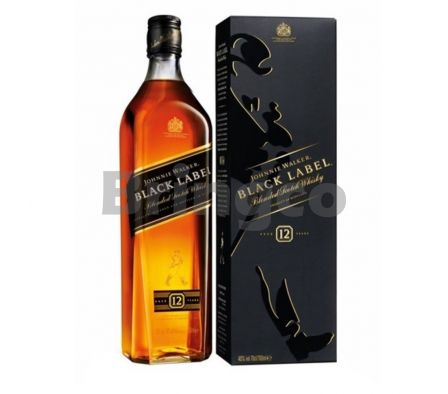 Whisky Johnnie Walker Black Label 1 L und