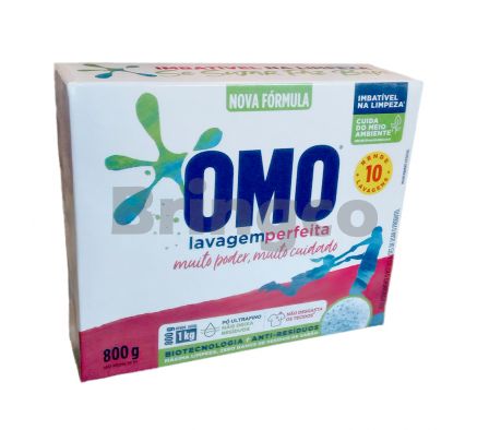 Jabon en Polvo Omo Caja de Carton de 800 Gr