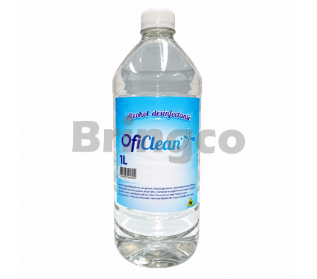 Alcohol Rectificado al 70% Oficlean 1 L und (Br)