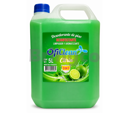 Desodorante Liquido Oficlean Citronela 5 L und (Br)