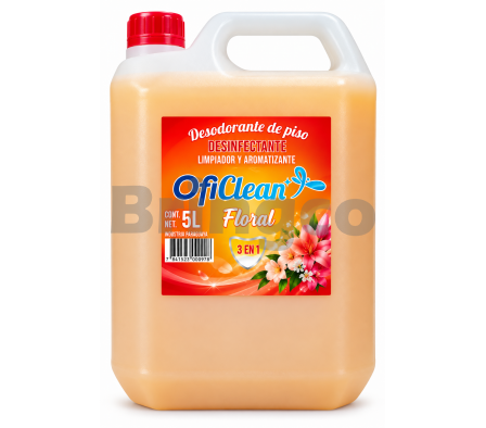 Desodorante Liquido Oficlean Floral 5 L und (Br)