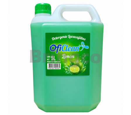 Detergente Lava Vajillas Oficlean Limon 5 L und (Br)