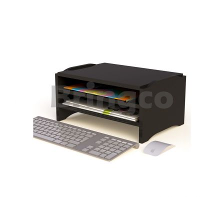 Soporte para Monitor en MDF Triple Stalo und (Br)