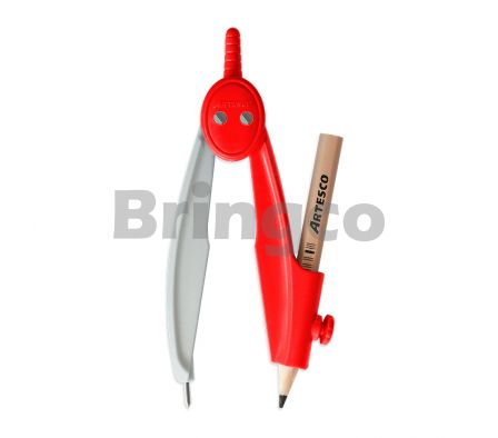 Compas de Plastico Escolar Artesco und (Br)