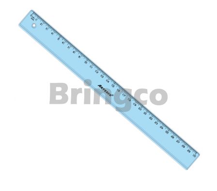 Regla Plastica Artesco Transparente 30 cm und (Br)