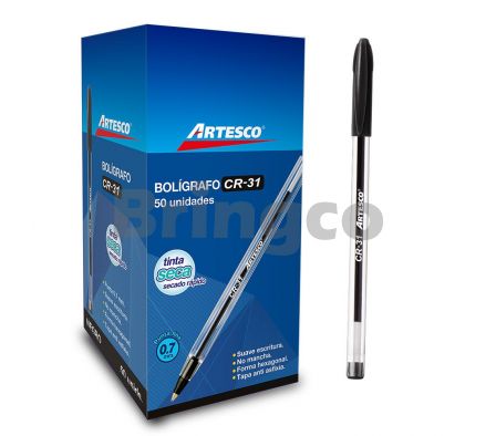 Boligrafo Artesco CR31 Negro und (Br)