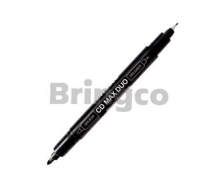 Marcador Permanente Artesco CD Max Duo Negro und (Br)