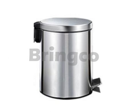 Basurero Acero Inoxidable Foska con Tapa y Pedal 8 L und (Br)