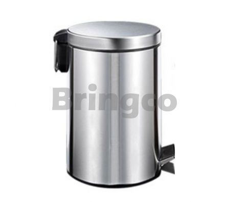 Basurero Acero Inoxidable con Tapa y Pedal 12 L Foska und (Br)
