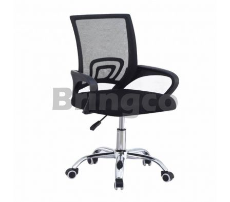 Silla Secretaria 3101 Sweden Negro Base Cromada und (Br)