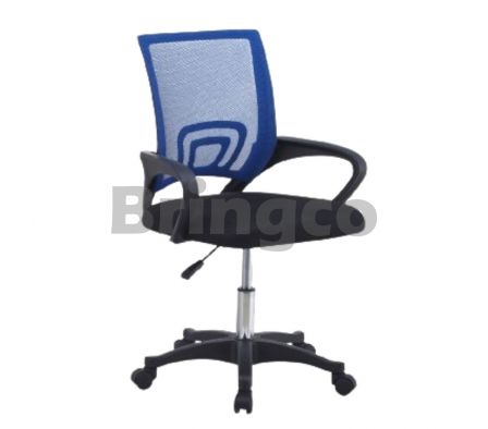 Silla Secretaria 3101 Norway Negro y Azul Base PP und (Br)