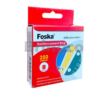 Etiqueta Adhesiva Ojalillo Foska Caja x 250 und (Br)