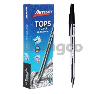 Boligrafo Tops 505 Artesco Negro 0.7mm und (Br)