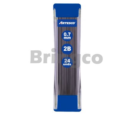 Mina Artesco 2B 0,7 Tubo x 24 Minas (Br)