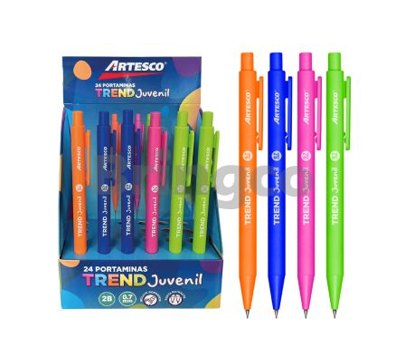 Portamina Artesco Trend Juvenil 0.7 mm Colores Surtidos und (Br)