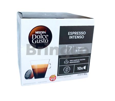Cafe para Maquina Nescafe Dolce Gusto Expresso Intenso Caja x 10 Capsulas